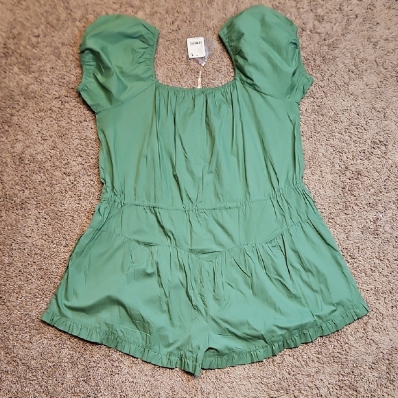Free People A Sight For Sore Eyes Cotton Romper - Picture 5 of 12
